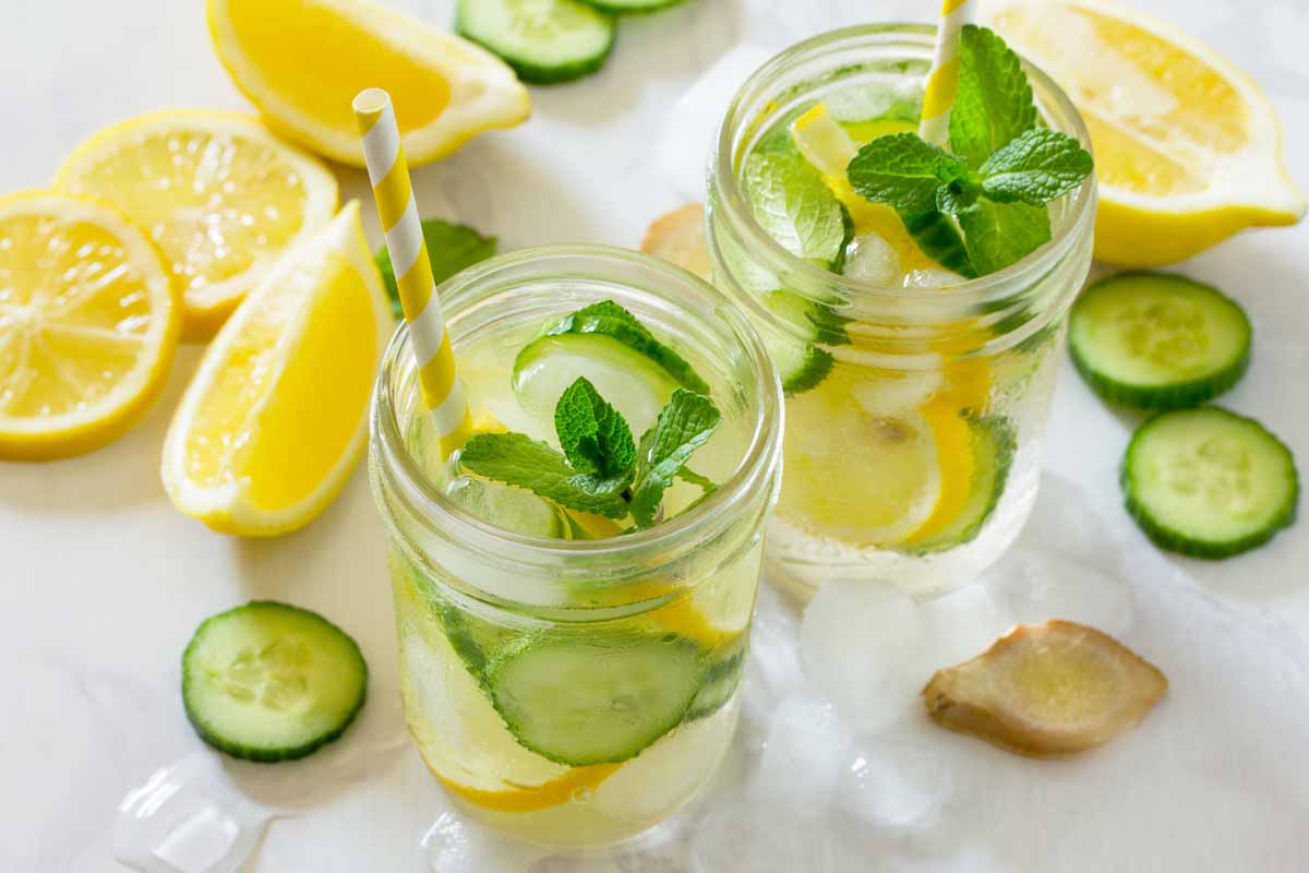 frullato dimagrante al cetriolo e limone