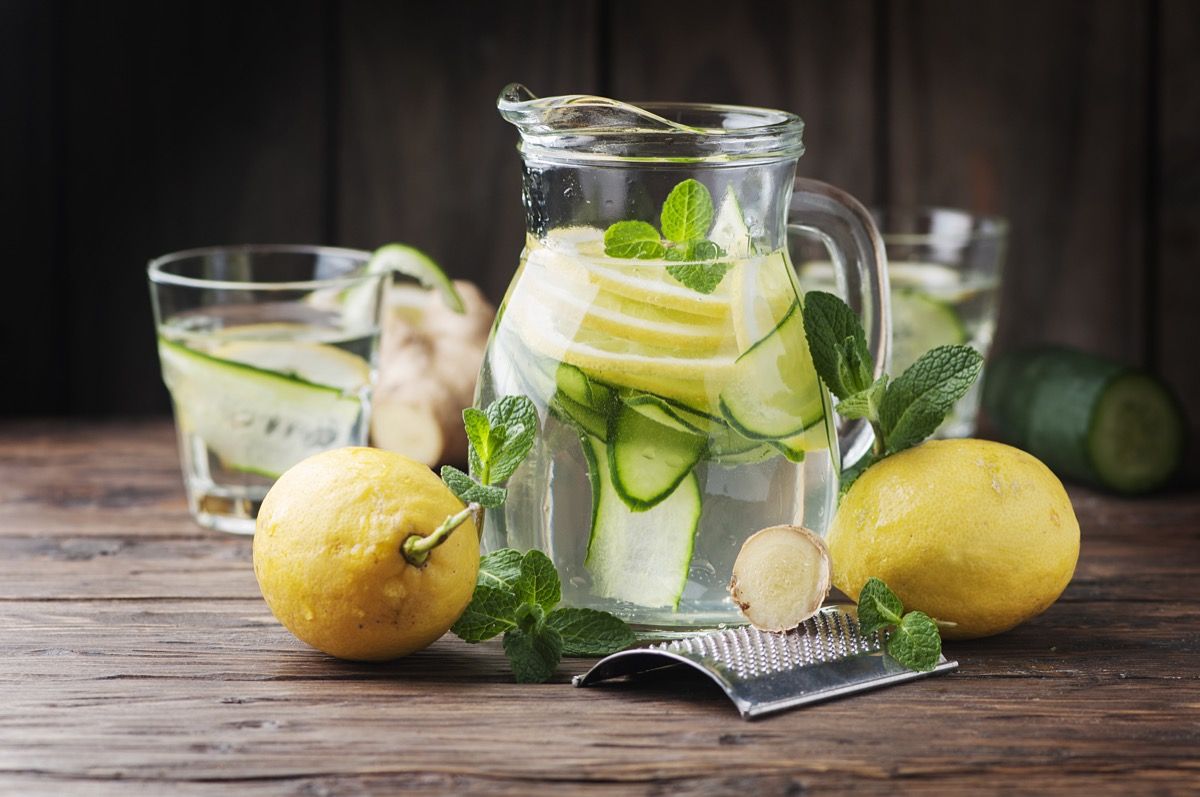 Limone, cetriolo e zenzero