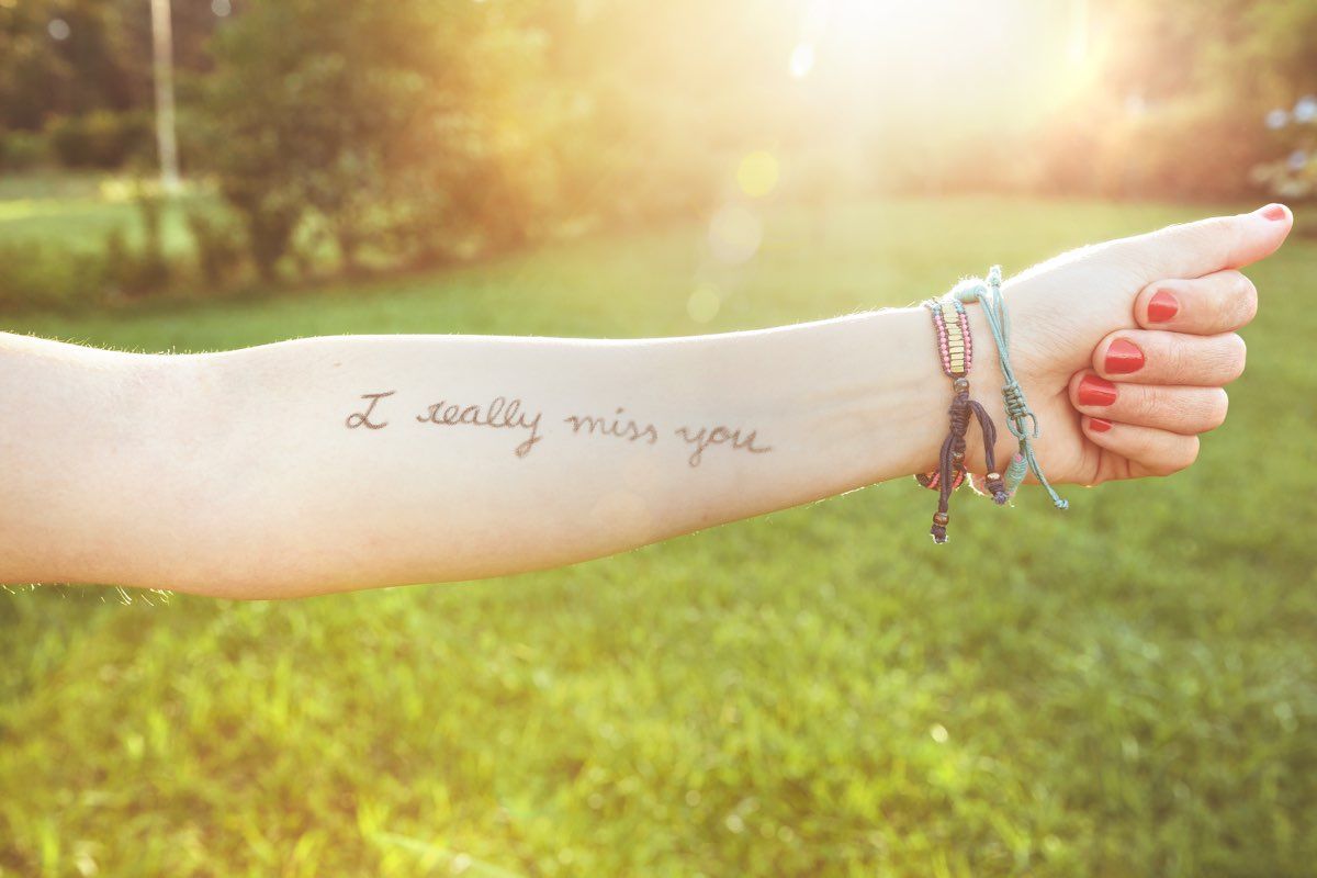 Tatuaggi con scritte