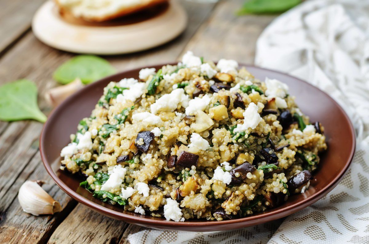 quinoa e melenzane