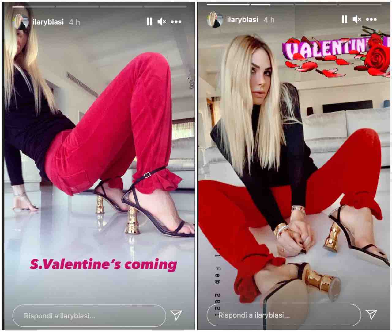 Ilary Blasi San Valentino