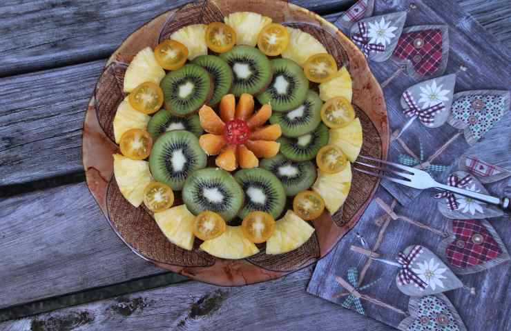 ananas e kiwi