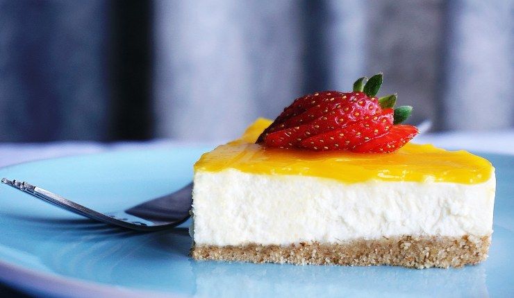 cheesecake light limone