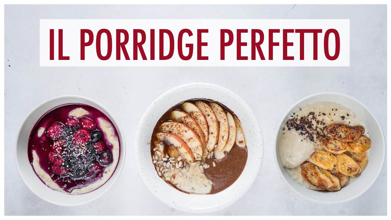 porridge inglese colazione ricetta vegana