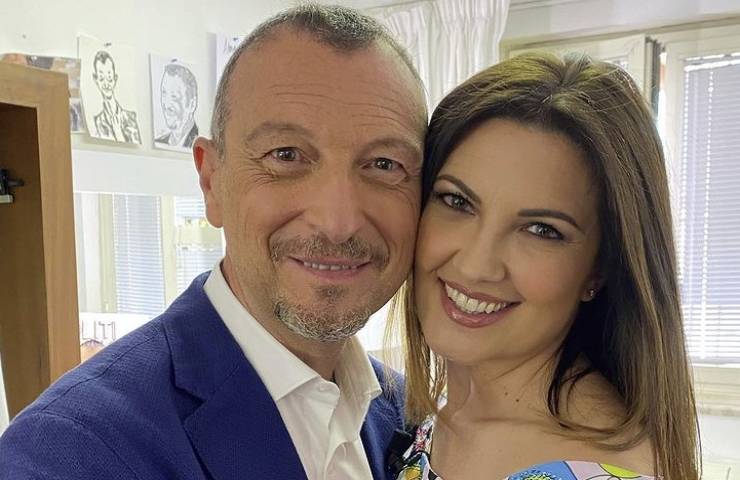 Amadeus e Giovanna effusioni