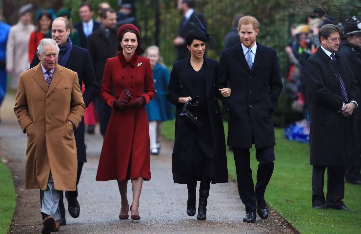 royal family a passeggio