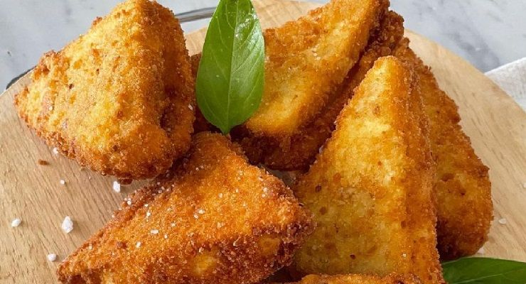 Mozzarella in carrozza croccante e filante di Cracco