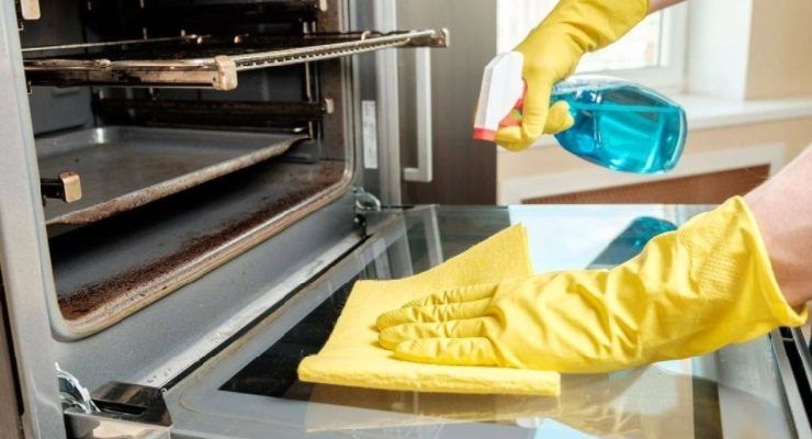 Pulire doppio vetro forno