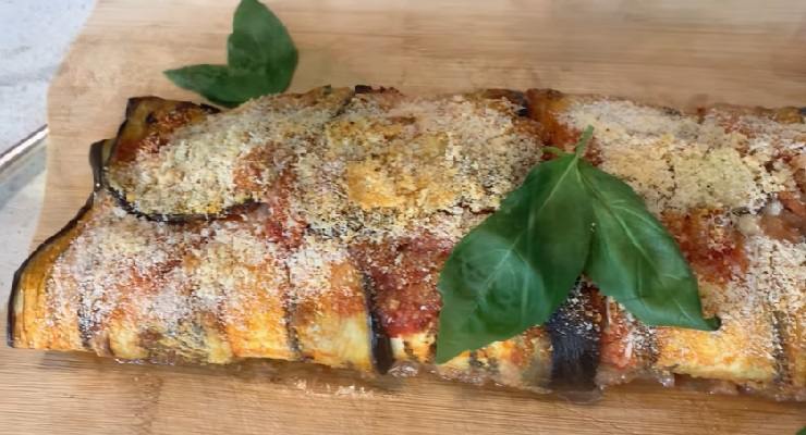 Preparare Rotolo di melanzane ripieno light