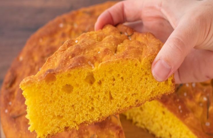 Focaccia alla zucca Benedetta Rossi 