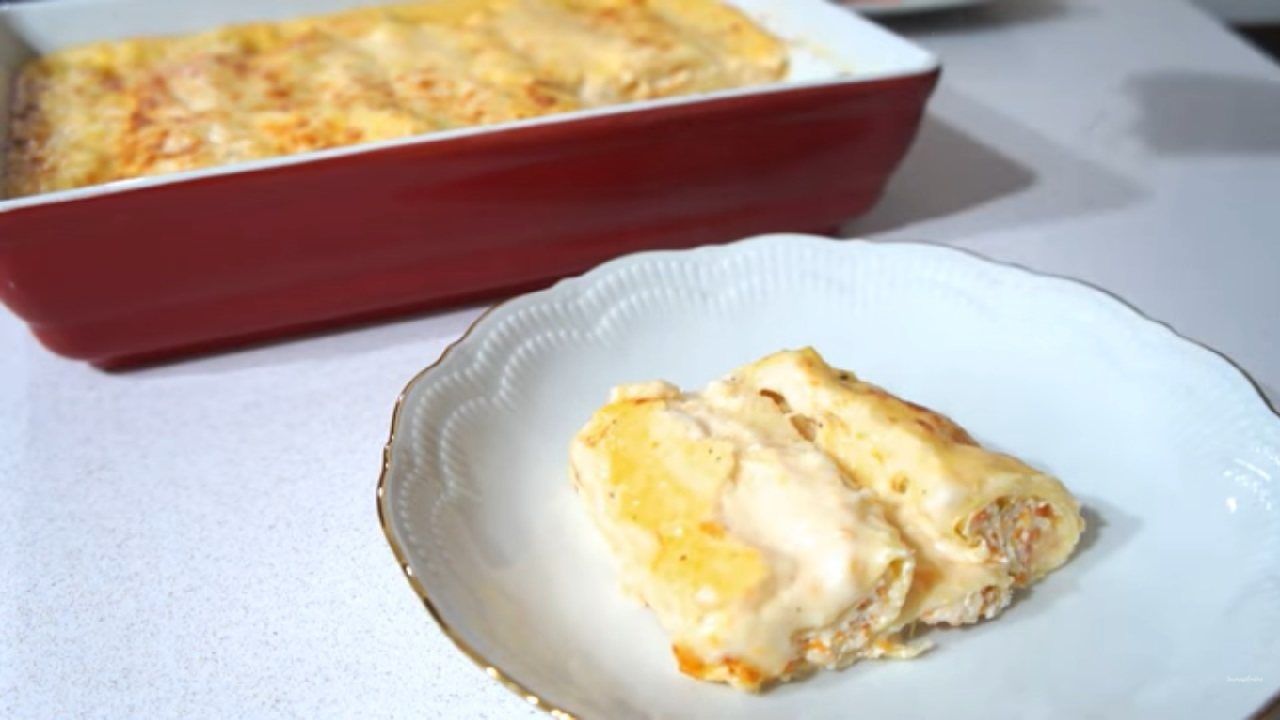 Preparare Cannelloni zucca e ricotta