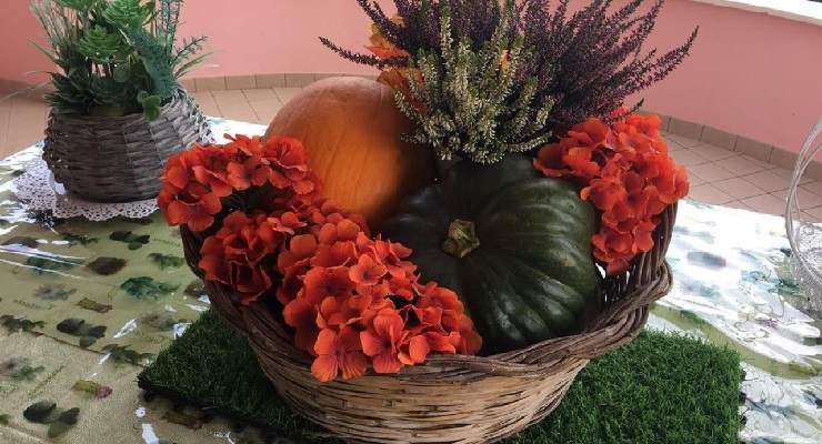 Decorare tavola in autunno