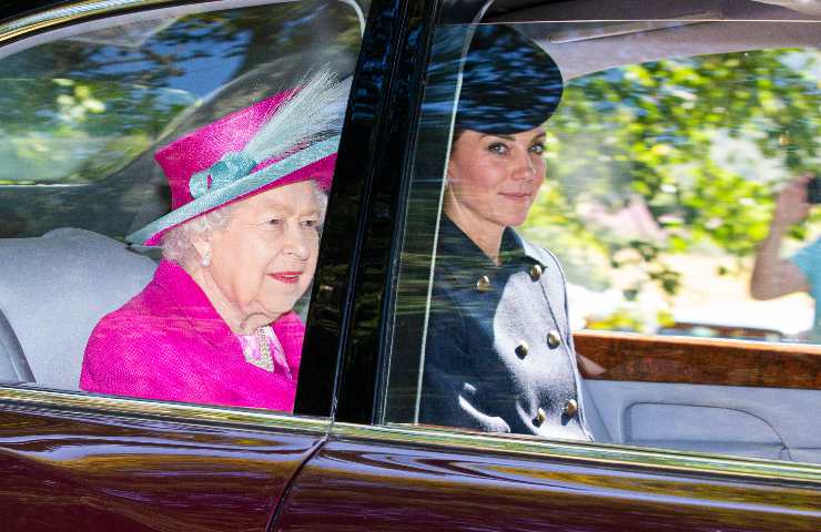 Kate Middleton e la regina Elisabetta