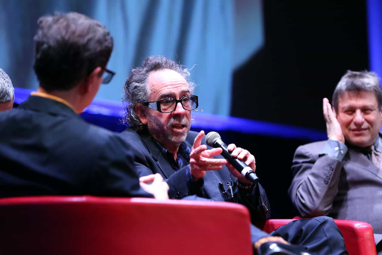 Tim Burton alla Festa del Cinema (Getty Images)