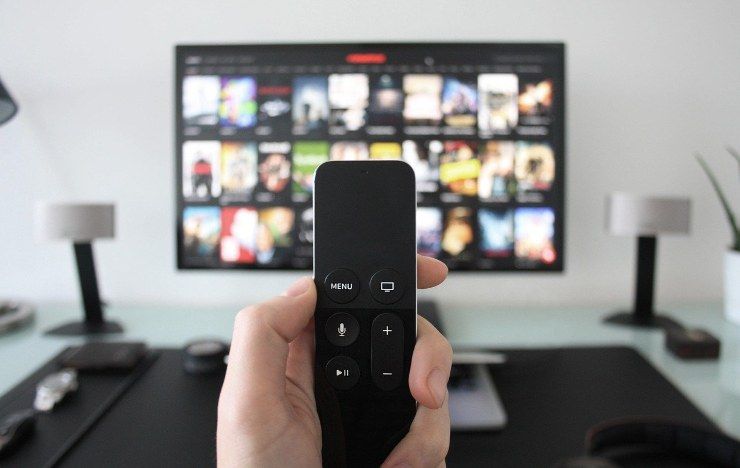 Tv moderno con satellitare