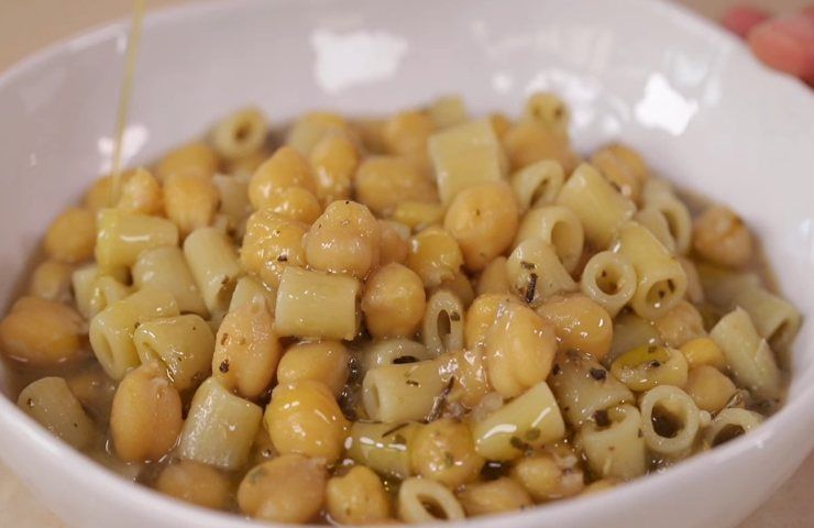 Pasta e ceci cremosa