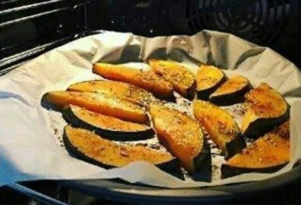 fette di zucca al forno