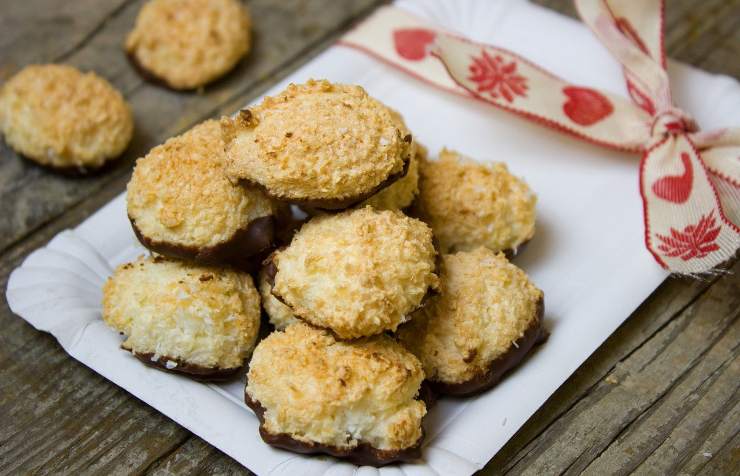 Biscotti da merenda cocco cioccolato