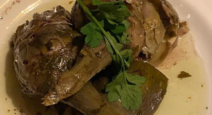 Carciofi alla romana morbidi