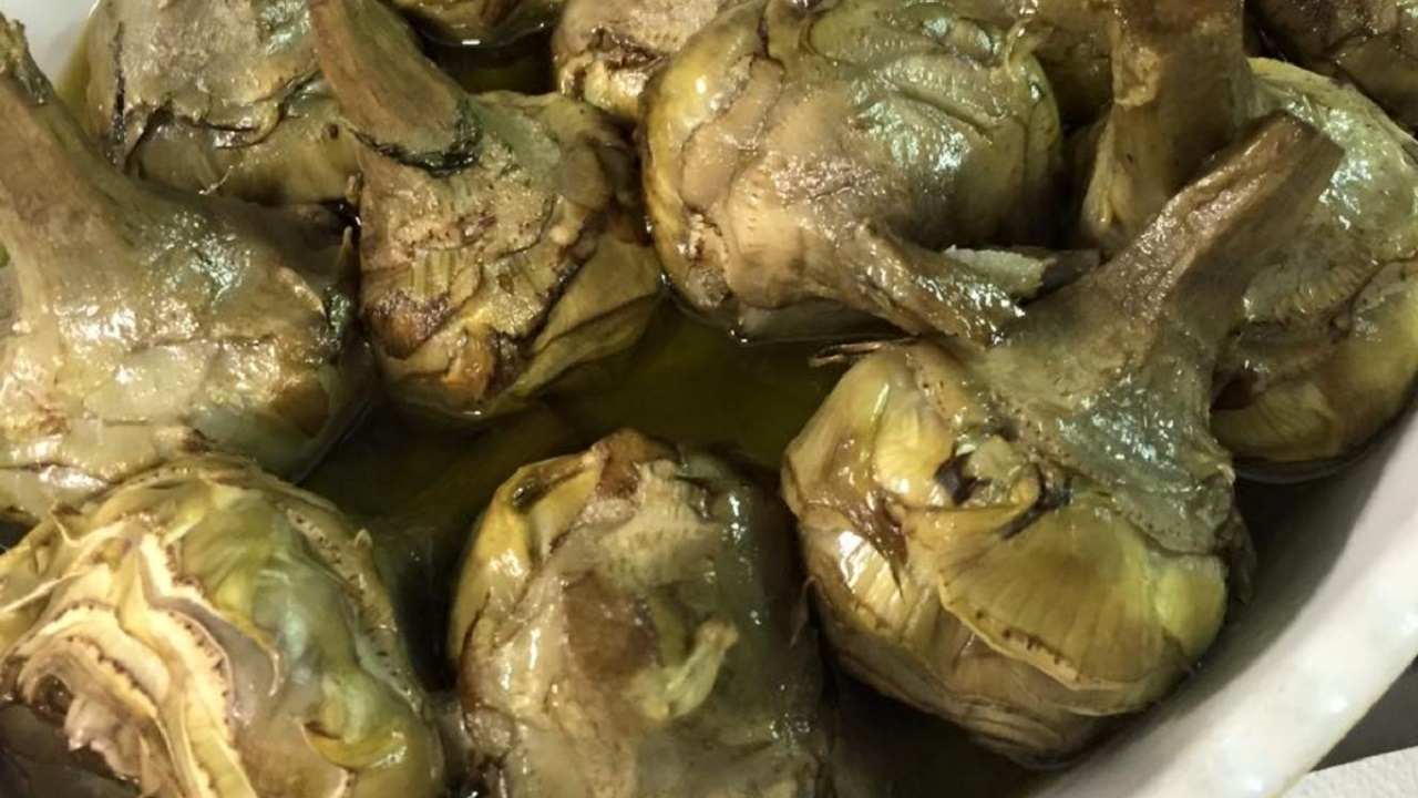 Carciofi alla romana morbidi