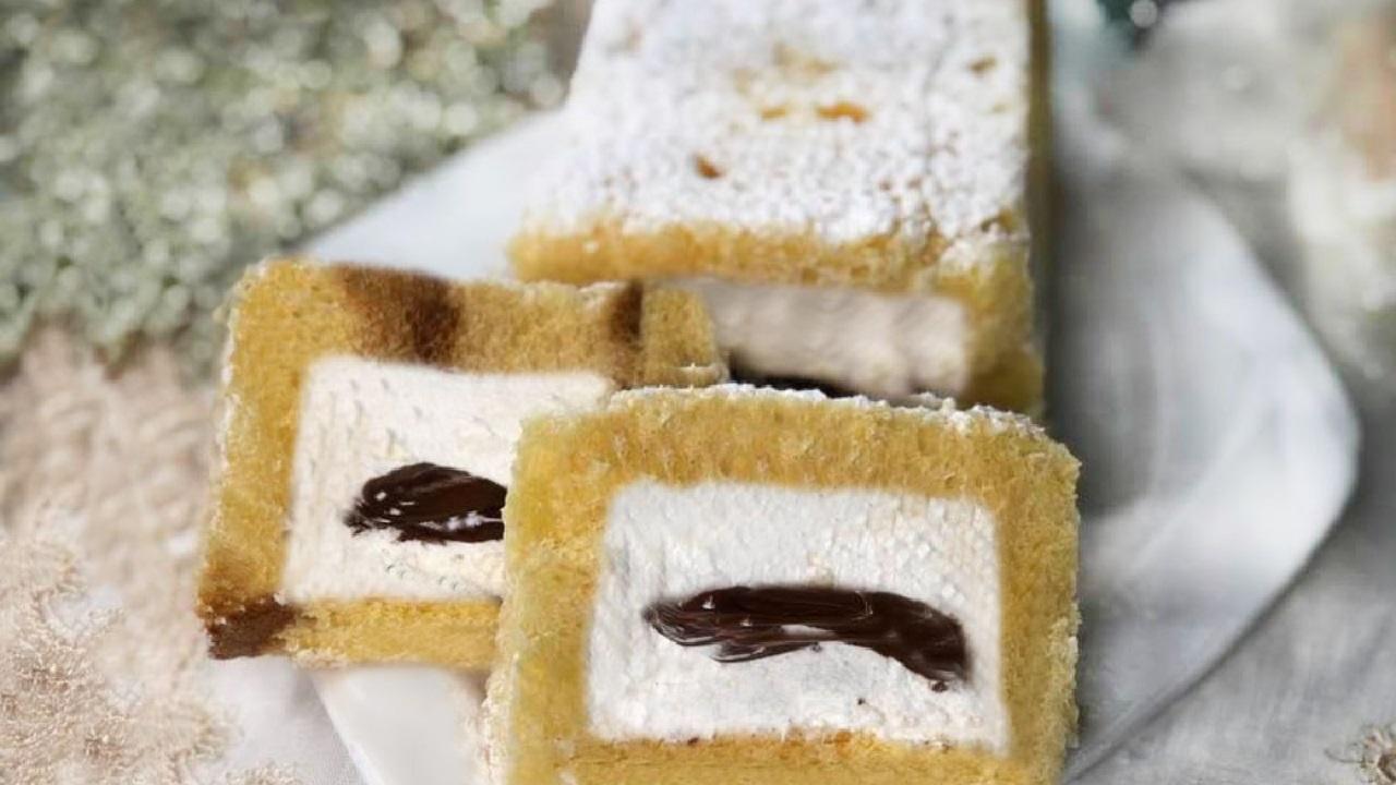 Mattonella di pandoro al tiramisù