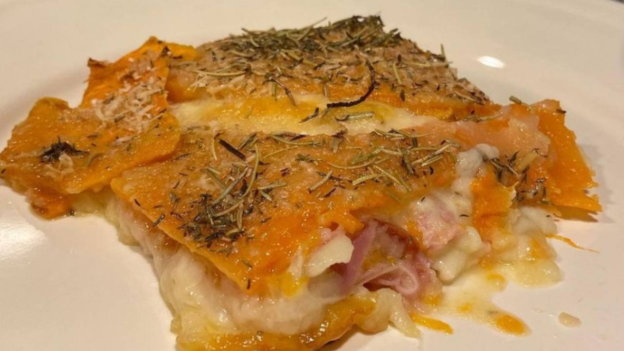 Parmigiana di zucca al forno