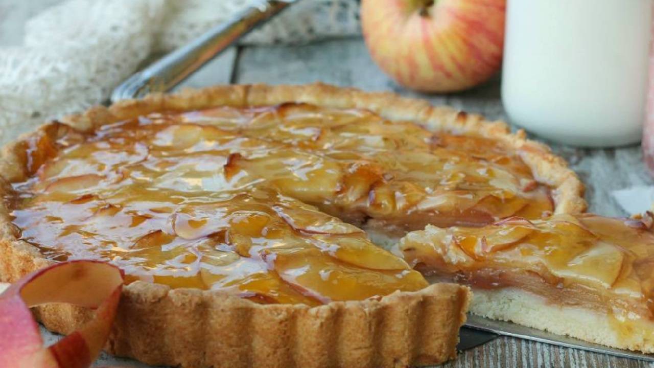 Torta di mele alla francese friabile