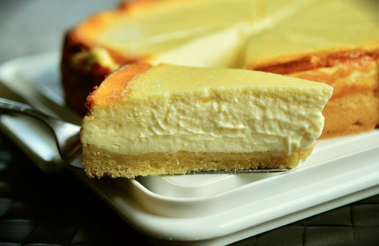 cheesecake di sfoglia al limone e mascarpone