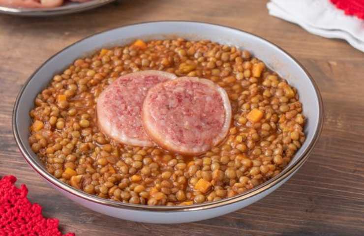Zampone con lenticchie