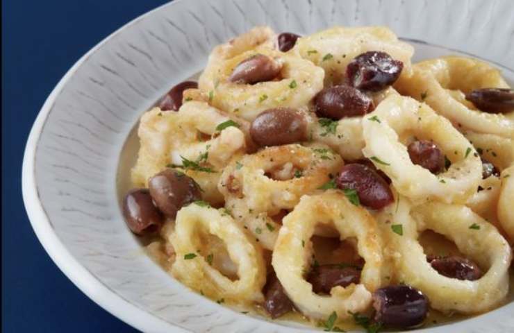 calamari limone olive