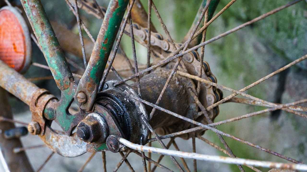 Bicicletta arrugginita