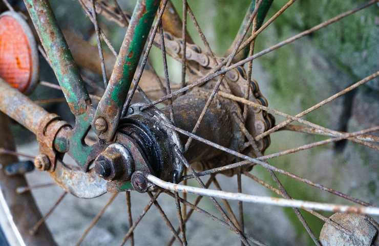 Bicicletta arrugginita