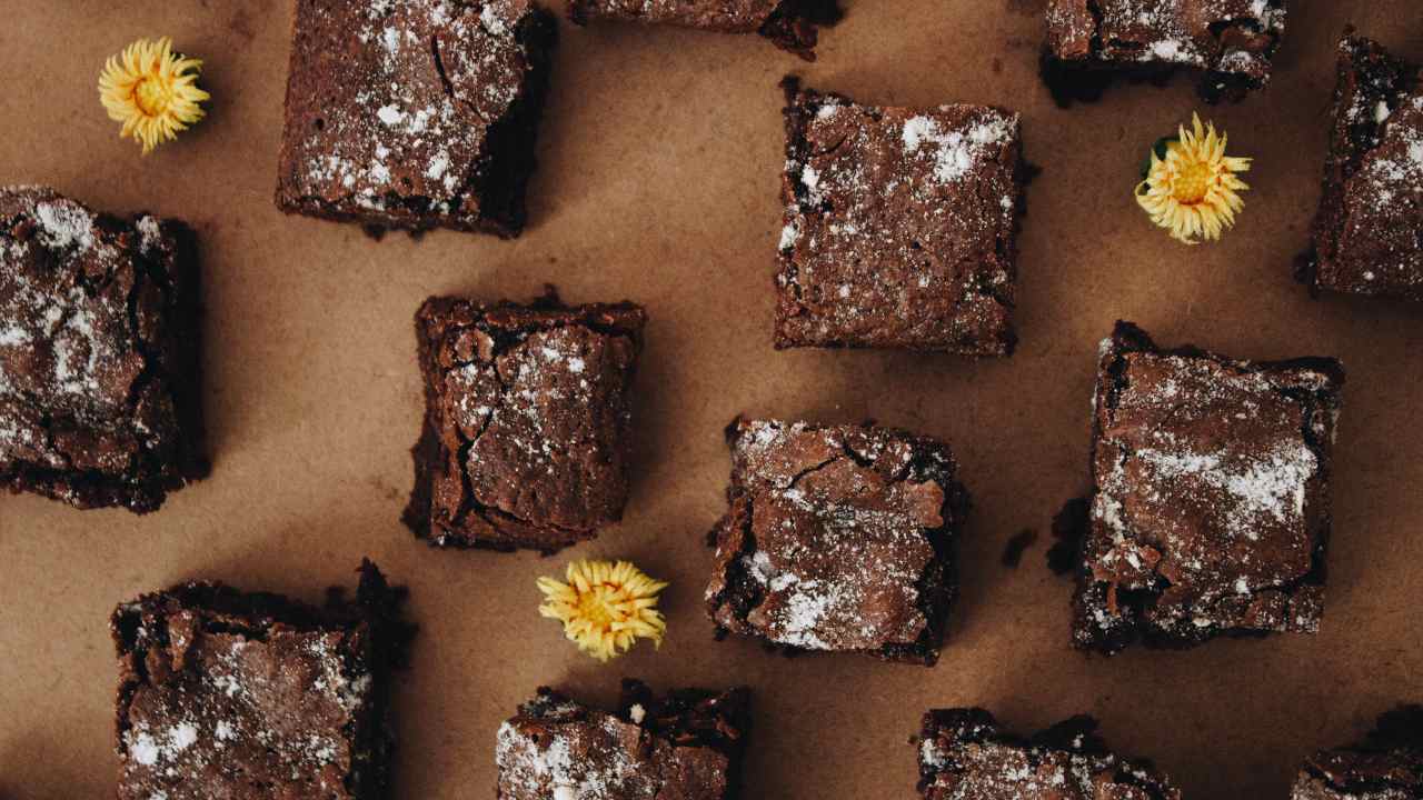 Brownies albero di Natale