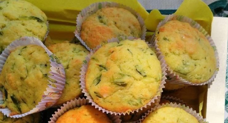 Muffin di verdure e pollo light