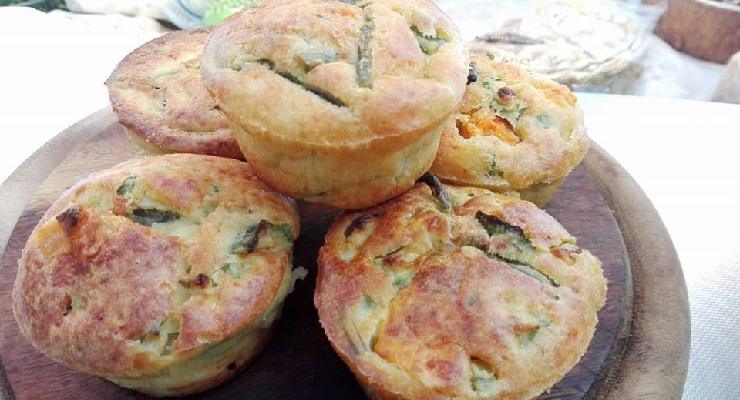 Muffin di verdure e pollo light