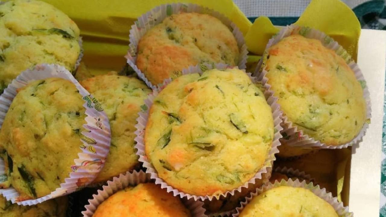 Muffin di verdure e pollo light