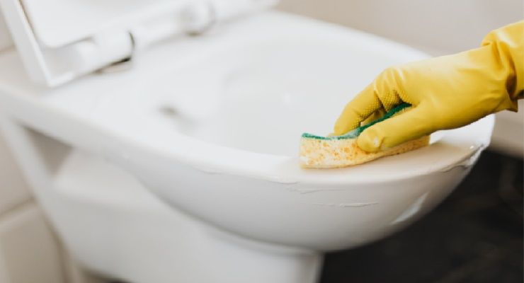 sbiancare e igienizzare tavoletta WC