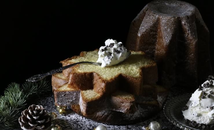 pandoro di natale stella