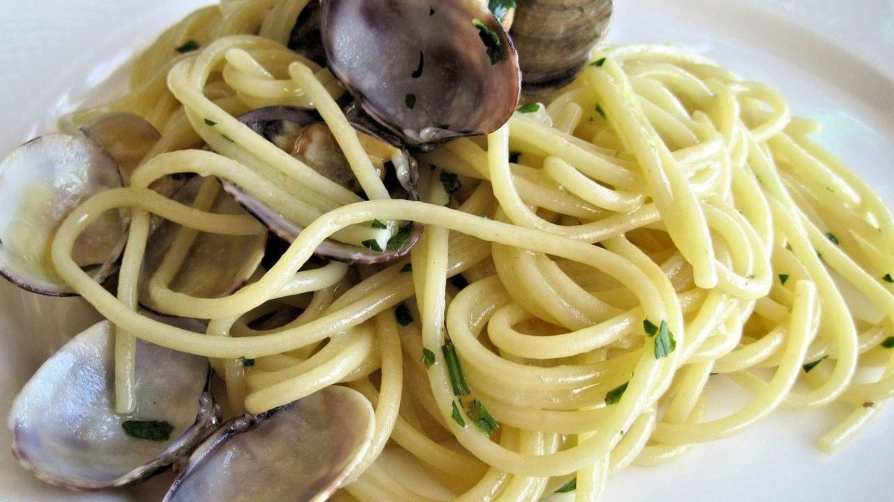 Un classico della cucina italiana, spaghetti con le vongole