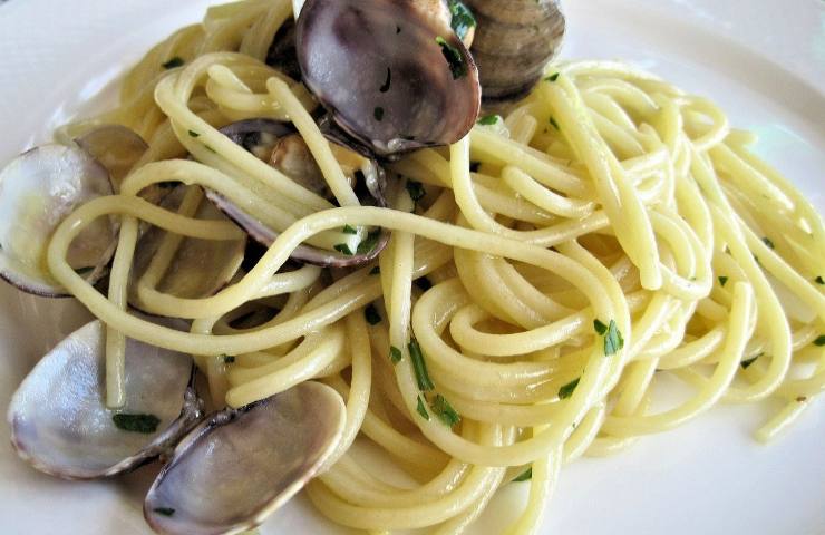 Un classico della cucina italiana, spaghetti con le vongole