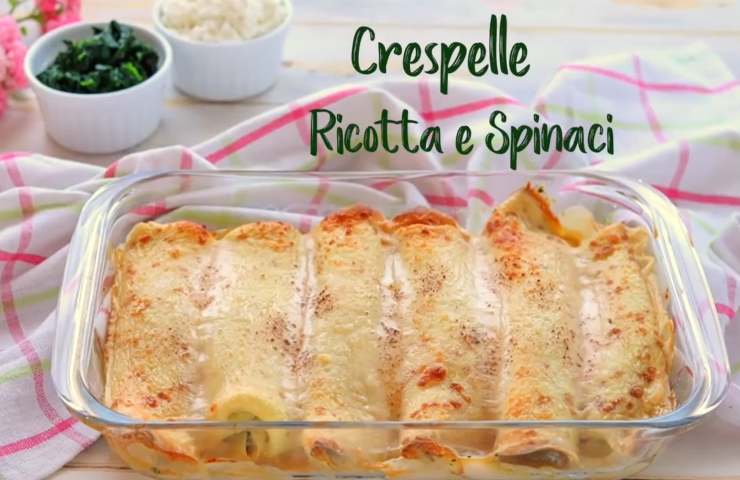 Crespelle con ricotta e spinaci