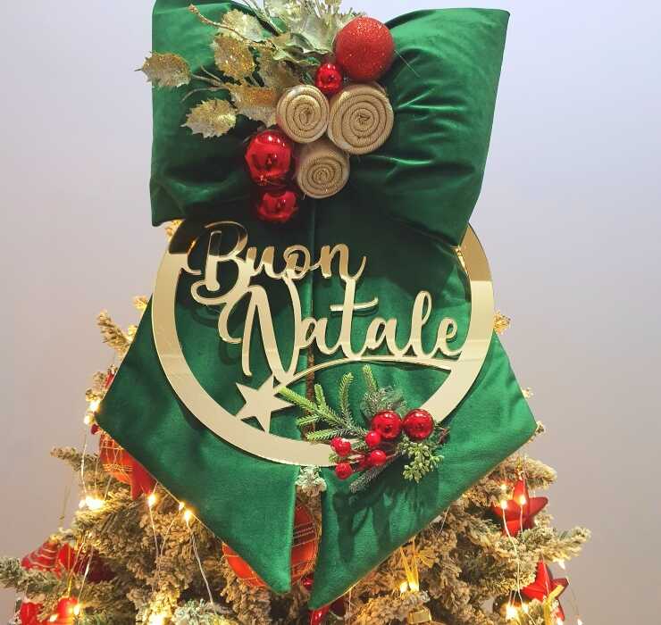 Puntale albero natale