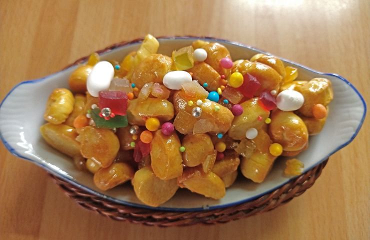 struffoli nella friggitrice ad aria