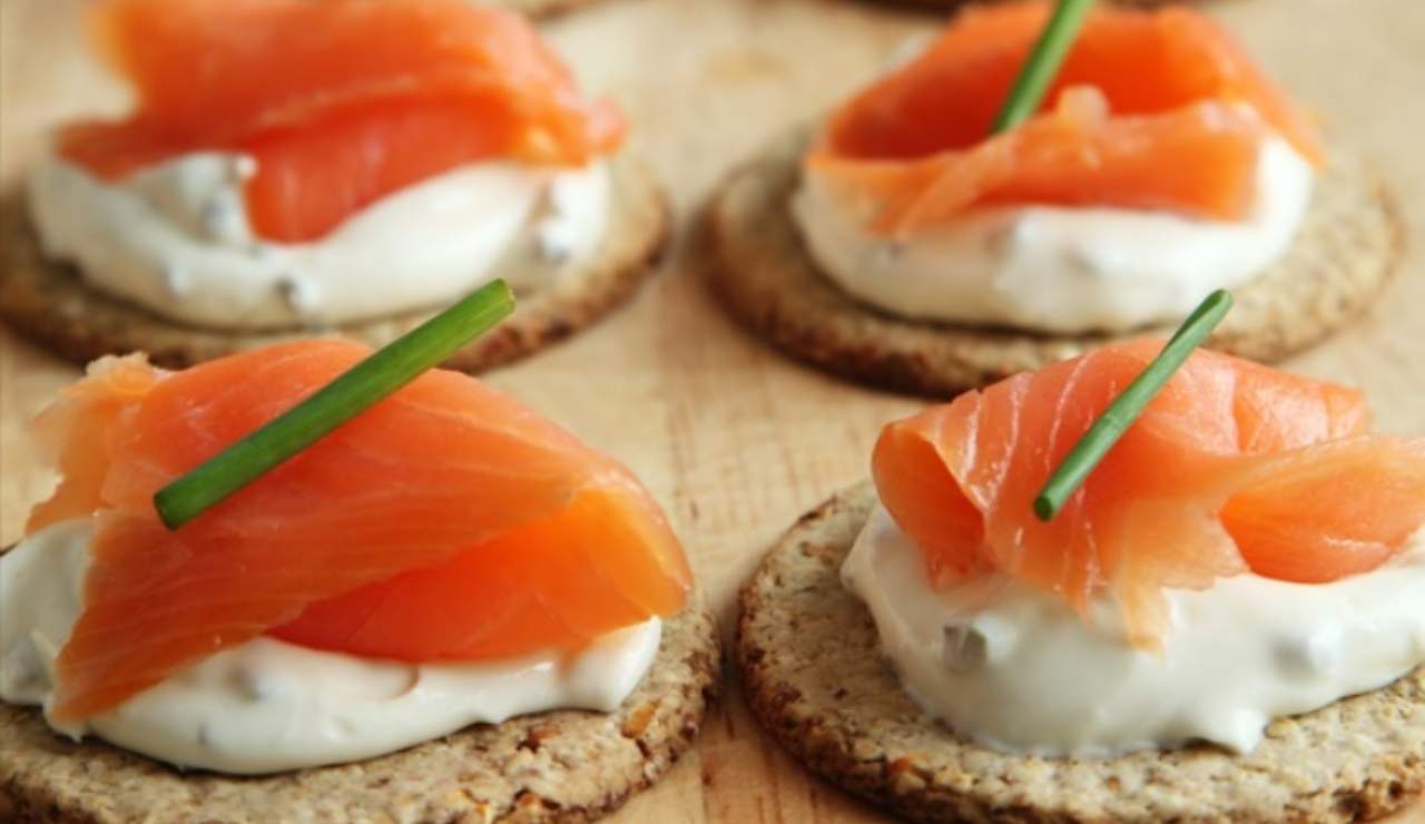 tartine salmone