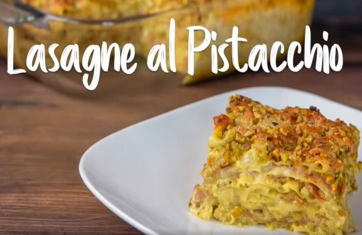 Lasagne al pistacchio