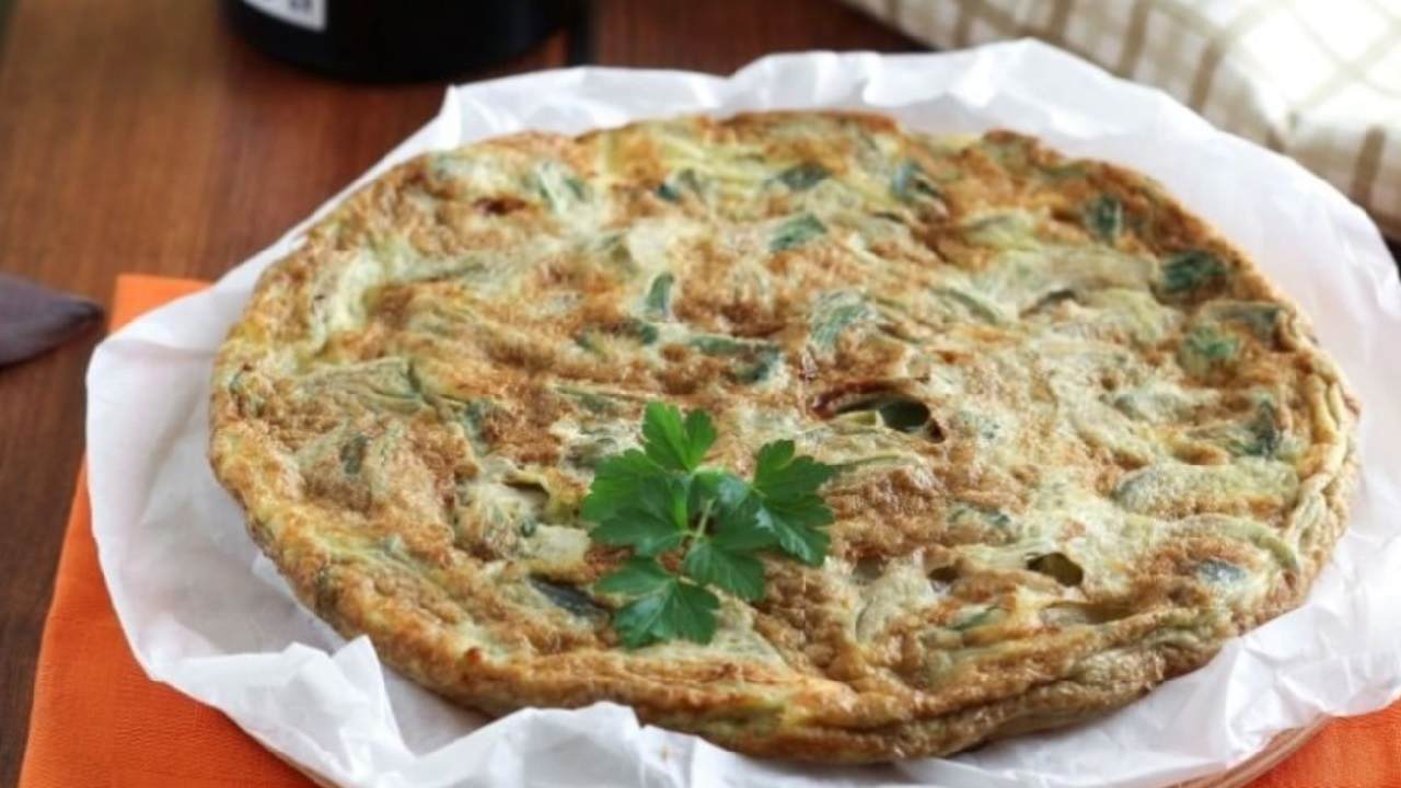 Frittata di carciofi al forno