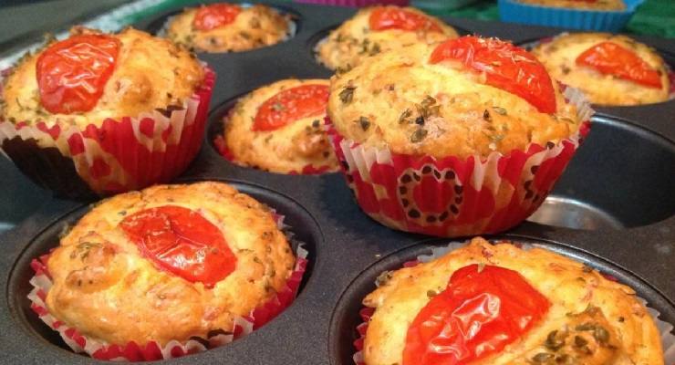 Muffin alla pizza 120 calorie