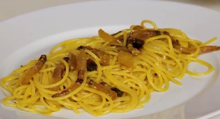 Pasta alla carbonara al forno