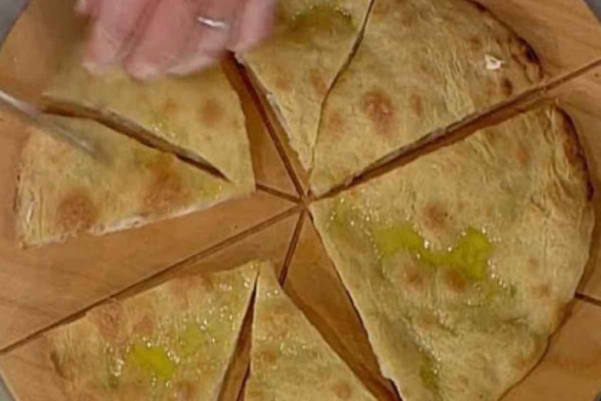 focaccia fatta a spicchi