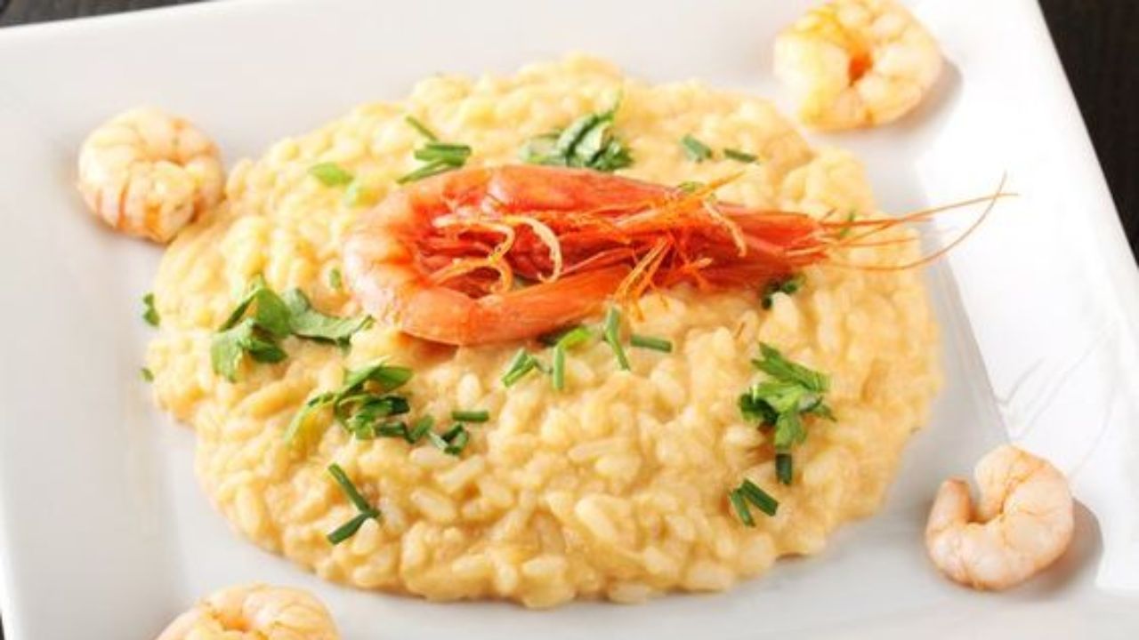 Risotto agli scampi San Valentino